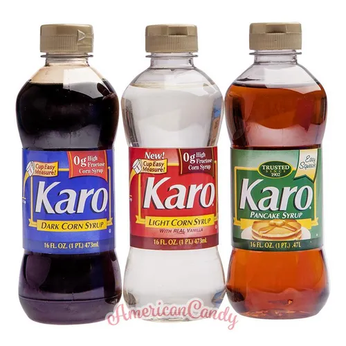 1x Karo Corn Syrup (Auswahl: Vanilla Light, Dark- & Pancake Syrup) (16,89€/1l)