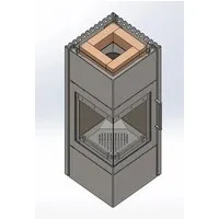 Fireplace Wärmespeicherstein für Kaminofen Royal, 4-St. - Aschesauger Zubehör, 4-teiliges Set für effiziente Wärme Speicherung, ideal für Kaminofen Royal, Gesamtgewicht 20 kg sorgt für optimale Wärmeabgabe.