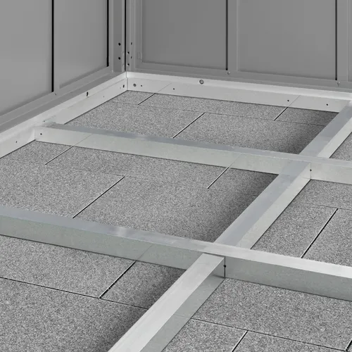 Wolff Finnhaus Aluminium-Rahmenunterkonstruktion für Fußboden - Zubehör für Gartenhäuser, langlebig und korrosionsbeständig für optimale Stabilität und Schutz.
