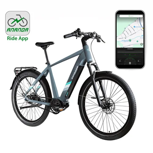 Zündapp E-Bike Trekking X850 - 550 Wh Power für jedes Abenteuer - E-Bikes, ideal für Trekkingtouren mit 27,5 Zoll Rädern und 7-Gang-Schaltung, bietet eine hohe Reichweite und Komfort auf allen Wegen.