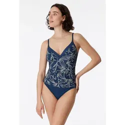 Schiesser Tankini in Dunkelblau, Größe 42 - Damen Bikiniset von Schiesser, chlorbeständig und schnelltrocknend - ideal für den Schwimmbadbesuch oder den Strand.