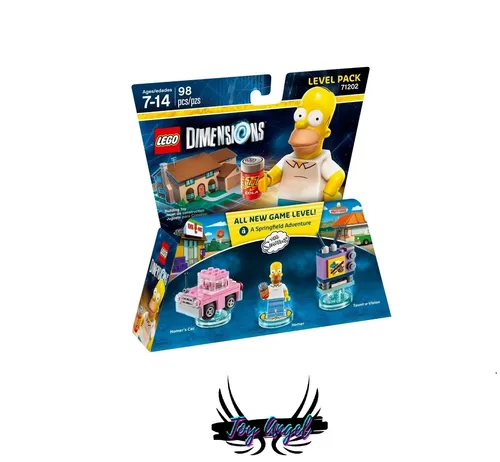 LEGO® Dimensions 71202 - The Simpsons Level Pack - LEGO (R) Komplette Sets & Packs, interaktives Spielerlebnis mit 98 Teilen, ideal für Fans von The Simpsons und LEGO Dimensions.