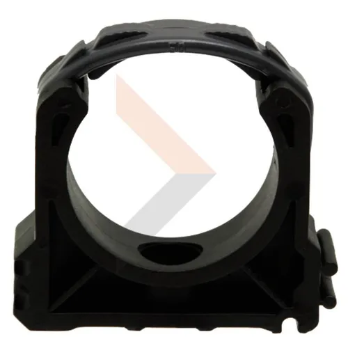 mm PVC Klebe Fitting Rohr Schelle Halter Klemme Clip geschlossen 50 - Praktische Rohrschelle zur sicheren Befestigung von PVC-U Rohren mit 50 mm Durchmesser. Inklusive Befestigungsbügel für einfachen Einbau.