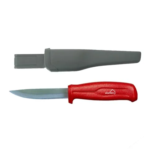 siwitec Universalmesser | Outdoor Messer als Gartenmesser, Jagdmesser, Einhandmesser oder Angelmesser | Outdoormesser mit feststehender Klinge | als Gürtelmesser nutzbar | Survival Messer