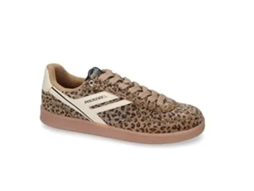 Dockers by Gerli Damen Sneaker braun/schwarz EU39 - Stylischer Sneaker aus synthetischem Leder mit Schnürsenkeln, ideal für lässige Outfits und den Alltag. Entdecke weitere coole Styles deiner Lieblingsmarken!