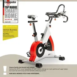 SportPlus Speedracer SP-SRP-3000 - Indoor Cycling Bike in Studioqualität, 50 Widerstandsstufen und bis 500 Watt, ideal für anspruchsvolles Training und individuelles Radsportgefühl