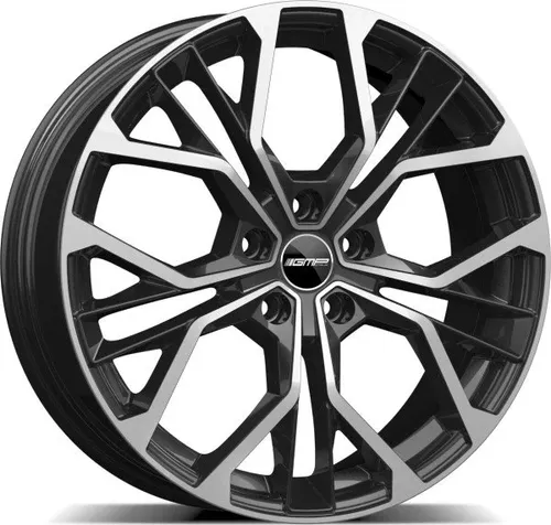 GMP Matisse black glossy 20 Zoll Alufelgen - Hochwertige 7.5x20" Aluminium-Felgen in elegantem Schwarz, ideal für stilvolle Fahrzeuge, mit einer Einpresstiefe von ET44 für optimale Passform.