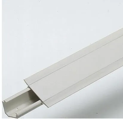 Gewiss NP42502 Eckkanal 30x50x2000mm, reinweiß - Aufboden- & Sockelleistenkanäle mit integrierten Weichlippen zur Schmutzabwehr und optimalen Anpassung an Unebenheiten.