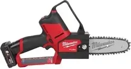 Milwaukee M12 FHS-0 Akku Kettensäge - Leistungsstarke 12V Astsäge mit 15 cm Schnittlänge - Sägen: Kompakte und leistungsstarke 12V Akku Kettensäge mit Brushless-Motor für effizientes Schneiden von Ästen, ideal für Gartenarbeiten.
