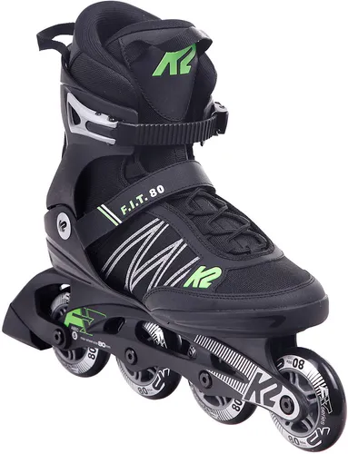 K2 F.I.T. 80 Inline Skate black/green - 43,5