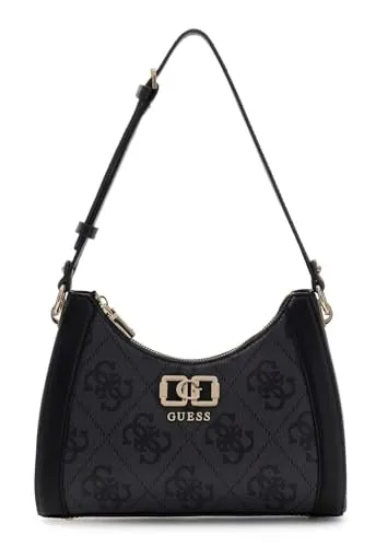 Guess Karnilla Schultertasche 26 cm grau TAS053916 - Stylische Guess Karnilla Schultertasche aus hochwertigem Polyurethan. Praktischer Reißverschluss und mehrere Fächer sorgen für Ordnung. Ideal für den täglichen Einsatz – elegant und funktional zugleich.
