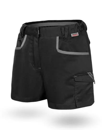 WÜRTH MODYF Damen Arbeitsshorts Stretch X - Bequeme und flexible Arbeitskleidung für den Sommer - Arbeitsshorts: Ideal für warme Tage, bietet optimale Bewegungsfreiheit und Tragekomfort. Mit 5 Taschen für wichtige Werkzeuge und aus elastischem Material für maximalen Komfort.