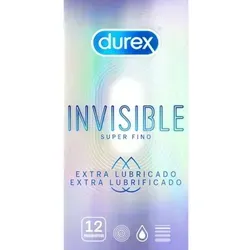 durex Kondome preservativo invisible lubric 12ud
