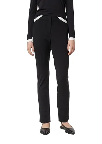 Comma Stoffhose mit Bundfalte und Viskose-Stretch - Entdecke die vielseitige Stoffhose von Comma! Die bequeme Stretch-Qualität sorgt für optimalen Komfort, während die gerade Passform deine Beine betont. Pflegeleicht und perfekt für kreative Outfit-Kombinationen.