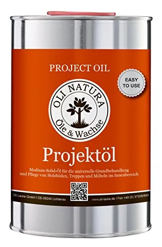 OLI-NATURA Projektöl (Universalholzöl), Inhalt: 1 Liter, Farbe: Wenge
