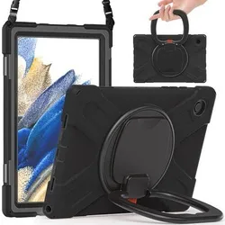 Für Samsung Galaxy Tab A8 2021 360 Grad Schwarz Tablet Tasche Etuis Case Hülle