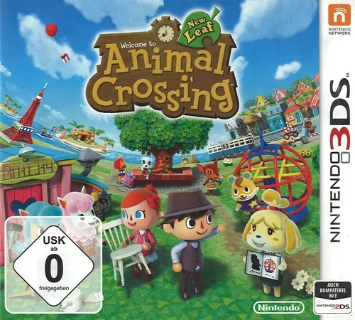 Animal Crossing: New Leaf - 3DS - Simulation Game für Nintendo 3DS, werde Bürgermeister und gestalte deine eigene Stadt! Entdecke eine tropische Insel, dekoriere dein Zuhause und erlebe Freizeitspaß mit Freunden.