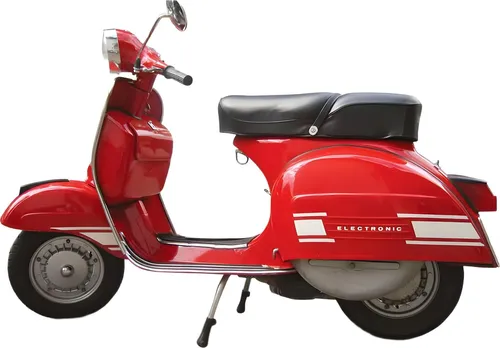 Aufkleberdekorset SIP Electronic weiß für Vespa Rally 200