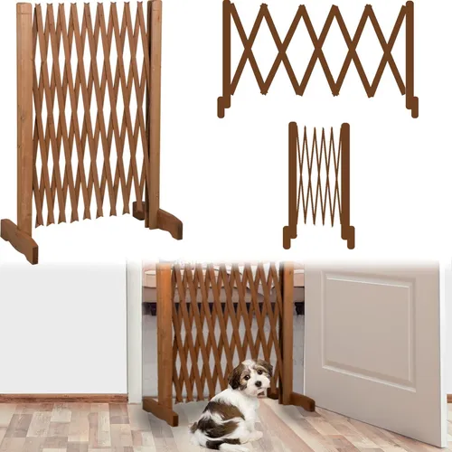 Hunde Türschutzgitter - Flexibles Absperrgitter für Sicherheit - Gehege & Zäune, flexibles Design für kleine bis mittelgroße Hunde, einfach aufzustellen und platzsparend verstaubar.