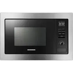 Heinner HMW-MDBI25GDIX Einbau-Mikrowelle 25L, 900W, Grill 1000W - Die elegante Einbau-Mikrowelle mit 25L Garraum und 10 Automatikprogrammen bietet vielseitige Zubereitungsmöglichkeiten. Ideal für moderne Küchen, kombiniert sie Funktionalität mit einem ansprechenden Design.