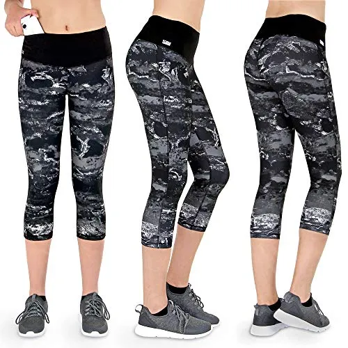 Formbelt Sport Tights 3/4 Damen mit Hüfttasche für Handy - Sportleggings für Damen 3/4 mit integriertem Formbelt Laufgürtel für sicheren Stauraum von Handy und Schlüssel. Hoher Bund für perfekten Sitz und Komfort bei jedem Workout.