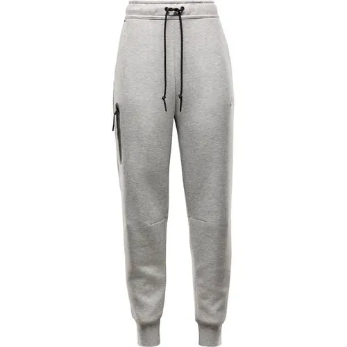Nike Tech Fleece Jogger für Damen - Grau/Silber - XS - Trainingsbekleidung, leicht und bequem, ideal für sportlichen Alltag und aktive Freizeit.