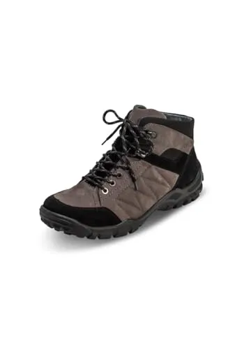 VITAFORM Trekking Stiefel Outdoor – Wanderschuhe für Damen und Herren – Winter Boots anthrazit, 43 - Hochwertige Wanderschuhe mit rutschhemmender Sohle und echtem Leder. Optimaler Komfort durch austauschbares Fußbett und perfekte Passform für stabilen Halt bei jedem Abenteuer.