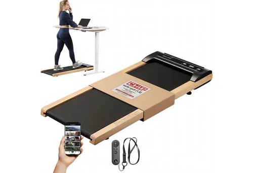 Skandika Laufband Walking Pad Nordik - Laufband für zuhause mit 6 km/h, 23 Programmen und App-Kompatibilität, ideal für effektives Training und leicht zu verstauen.