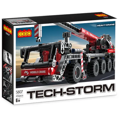 COGO Schwerlastkran 5807 - Kreatives Bauen für Kinder - Entdecken Sie den COGO Schwerlastkran 5807! Mit hochwertigen Klemmbausteinen fördert dieses Set die Kreativität und das technische Verständnis. Ideal für kleine Bauingenieure!