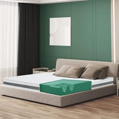 The White Stone Matratze 90x150 cm – Antibakteriell & Anti-Allergie - Ergonomische Matratze für gesunden Schlaf, mit thermosensitivem Material für optimale Körperanpassung und hervorragende Stabilität. Ideal für Allergiker und ein nachhaltiges Produkt aus Italien.