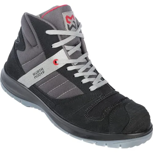 WÜRTH MODYF Sicherheitsstiefel S3 SRC Stretch X in schwarz - Arbeitsschuhe für Herren und Damen - metallfrei & wasserabweisend - in der Größe 44