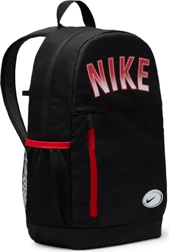 Nike Unisex Kinder Rucksack Y Nk Elmntl Bkpk- Cat Gfx Sp24, Black/Anthracite/University Red, FN0956-010, MISC
