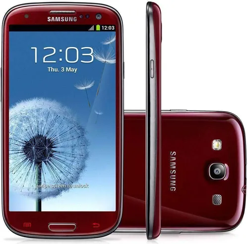 Samsung Galaxy S3 I9300 16GB Smartphone Garnet Red - Neuversiegelt - Handys ohne Vertrag, 4,8 Zoll Super-AMOLED-Display, 8 MP Kamera und 16 GB Speicher, ideal für Multimedia-Fans und ohne SIM-Lock.