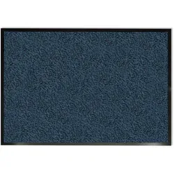 Floordirekt Schmutzfangmatte Sky, Blau, Textil, Uni, rechteckig, 90x120 cm, Made in EU, rutschfest, Teppiche & Böden, Fuß & Stufenmatten, Schmutzfangmatten