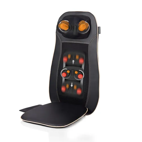 medisana MCN Shiatsu Massagesitzauflage - Rücken- und Nackenmassage mit Wärmefunktion, 3 Intensitäten und Spotmassage für entspannende Momente zu Hause oder im Büro