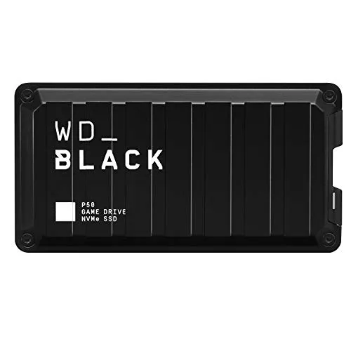 WD_BLACK P50 Game Drive SSD 2 TB – Externe SSD für PC, Xbox und PS5 - Sichern und spielen Sie Ihre Lieblingsspiele mit der WD_BLACK P50 Game Drive! Hohe Lesegeschwindigkeiten von bis zu 2000 MB/s und robustes Design für den mobilen Einsatz. Ideal für Gamer, die mehr Speicherplatz benötigen!