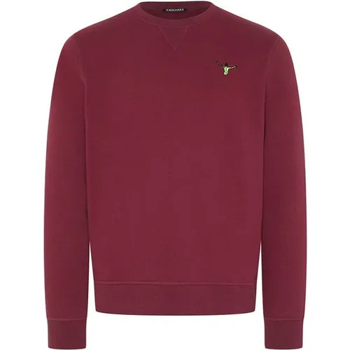 Chiemsee Sweatshirt "Eagle Rock" in Rot, Größe S - Herren Plussize Sweatshirt von Chiemsee, bequem und stilvoll, ideal für Freizeitlooks. Hergestellt aus 90% Baumwolle für optimalen Tragekomfort.
