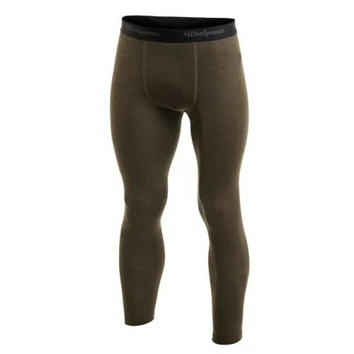 Woolpower Long Johns Man Lite pine green (M) - Funktionsunterwäsche aus 80 % Merinowolle, weich und kratzfrei, ideal für kühle Tage. Die flachgeschlossenen Nähte sorgen für hohen Tragekomfort und Langlebigkeit.