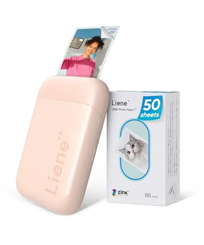 Liene Pearl K100 2x3 Tragbarer Fotodrucker - Comics & Graphic Novels, tragbarer Drucker mit ZINK-Technologie für tintenfreies Drucken, ideal für kreative Projekte und persönliche Geschenke.