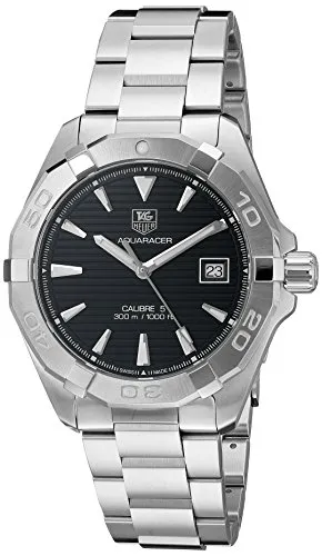TAG Heuer Herren-Armbanduhr 40mm Armband Edelstahl Gehäuse + Schweizer Automatik Analog WAY2110.BA0928