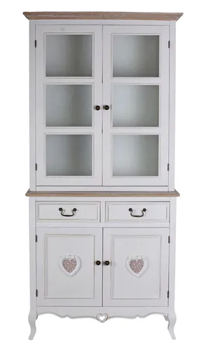 Küchenschrank Villa Vintage Vitrine Landhaus Shabby Chic