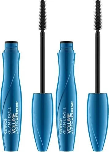 Catrice Glam & Doll Volume Mascara Mascara für maximales Volumen wasserfest Farbton Black 10 ml