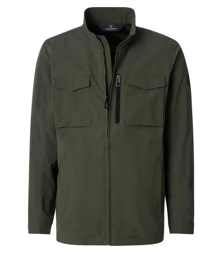 CASAMODA Sommerjacke Uni Grün XL - Hochwertige Sommerjacke in elegantem Grün, bietet hohen Tragekomfort und ein klassisches Design. Ideal für den Alltag mit praktischen Brusttaschen.