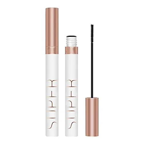 4D Mascara für feine kurze Wimpern - Wasserfeste Mascara für voluminöse und lange Wimpern, hält bis zu 24 Stunden ohne Verklumpen – ideal für ein makelloses Augen-Make-up!