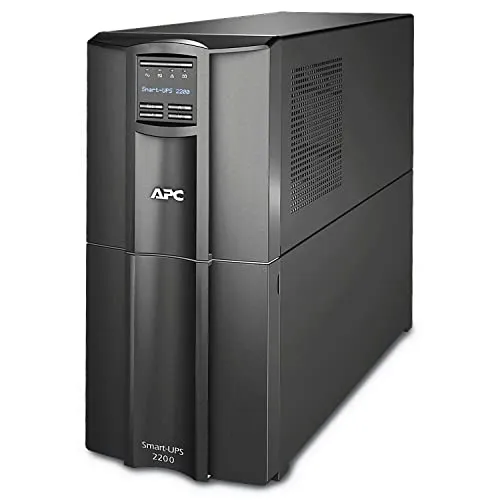 APC Smart-UPS SMT - SMT2200I - Unterbrechungsfreie Stromversorgung 2.200VA (Line Interactive, AVR, LCD Display, 8 Ausgänge IEC-C13, Shutdown Software)