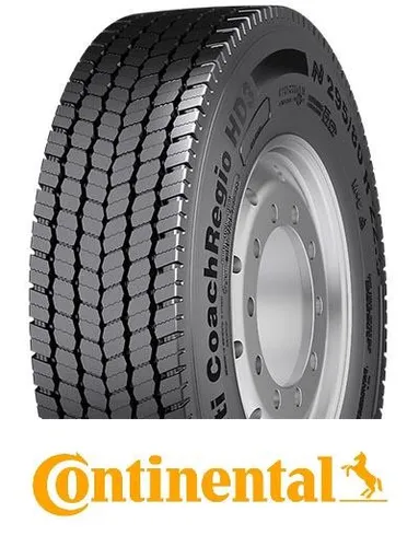 Continental Conti Coach HD3 3PMSF M+S 295/80 R22.5 154/149M Ganzjahresreifen - Ganzjahresreifen für Busse, bietet hervorragende Traktion und Sicherheit bei allen Wetterbedingungen dank 3PMSF-Zertifizierung.