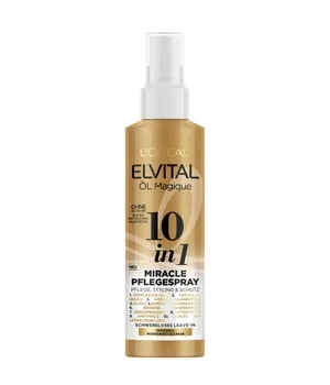 L'Oréal Paris Elvital Öl Magique 10-in-1 Miracle Pflegespray 150 ml - Vielseitiges Leave-in-Treatment für trockenes Haar. 10 Vorteile in einem Spray: Pflege, Styling und Schutz mit natürlichen Ölen. Ideal für geschmeidiges, glänzendes Haar ohne Silikone.