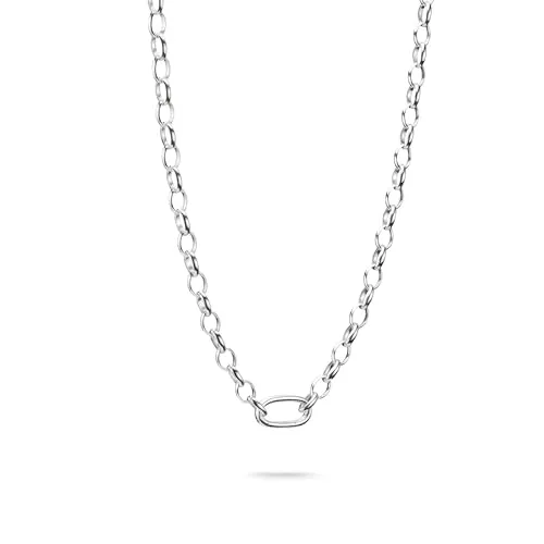 THOMAS SABO Charm-Kette Charm Club Connect: Silber 925 mit Connect Link - Modischer Anhänger aus recyceltem Silber 925, handgefertigt und mit innovativem Connect Link für individuelle Styling-Möglichkeiten.
