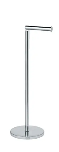 Wenko Kombi-Toilettenpapierhalter in Chrom - (H)56 cm - Praktischer Toilettenpapierhalter mit Platz für bis zu 4 Ersatzrollen. Aus glänzendem Edelstahl für moderne Badezimmergestaltung. Lieferung erfolgt teilzerlegt.