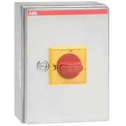 ABB Sicherheitsschalter 3p 7 OTR16A3M kW 400V m.rt-gelbem 1SCA022613R2860